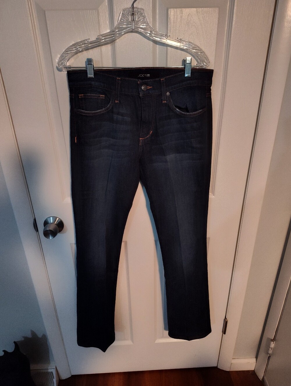 Joe's Jeans Men's The Rocker Fit Straight Dark Black Denim